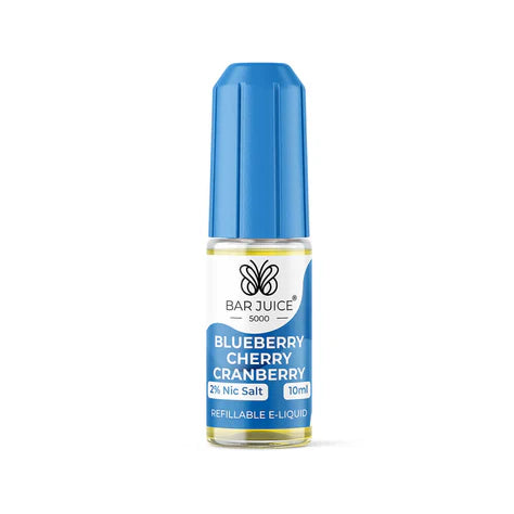 Bar Juice 5000 Blueberry Cherry Cranberry Nic Salt Vape juice 10ml