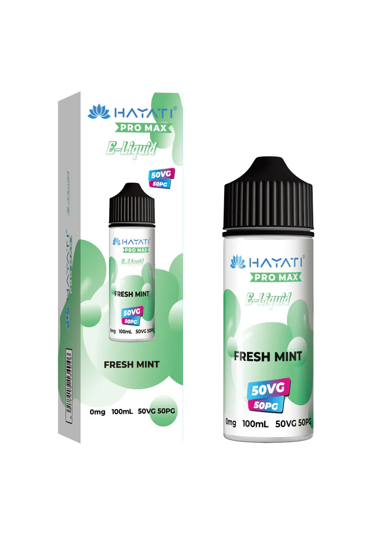 Fresh Mint Hayati Pro Max E-Liquid 100ml – Nicotine-Free Refreshing Vape Juice