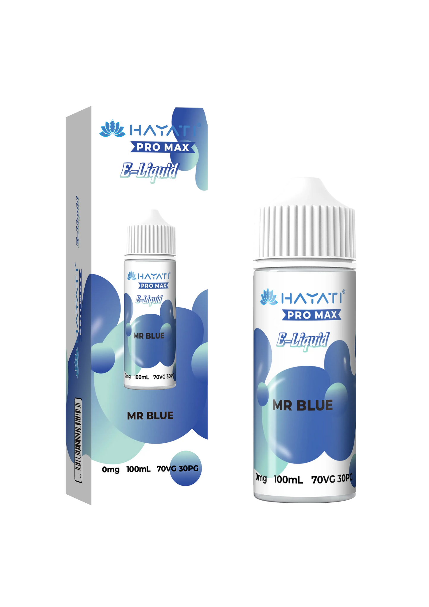 MR BLUE HAYATI PRO MAX E-LIQUID 100ML NO NICOTINE