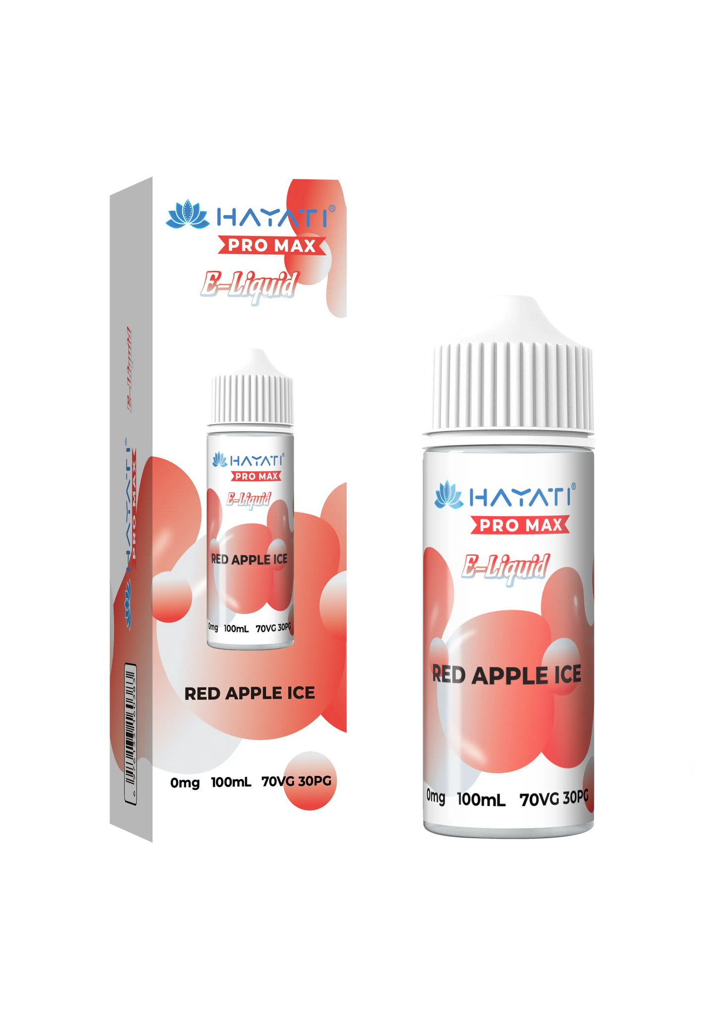 RED APPLE ICE HAYATI PRO MAX E-LIQUID 100ML NO NICOTINE