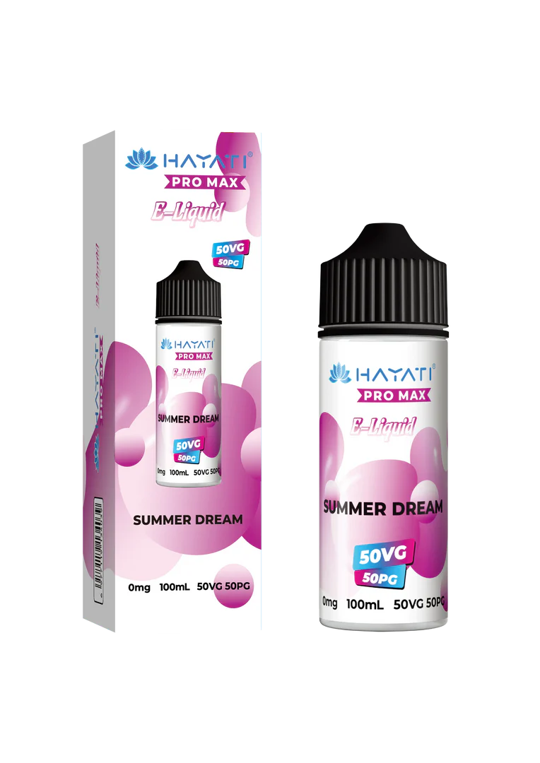 SUMMER DREAM HAYATI PRO MAX E-LIQUID 100ML NO NICOTINE