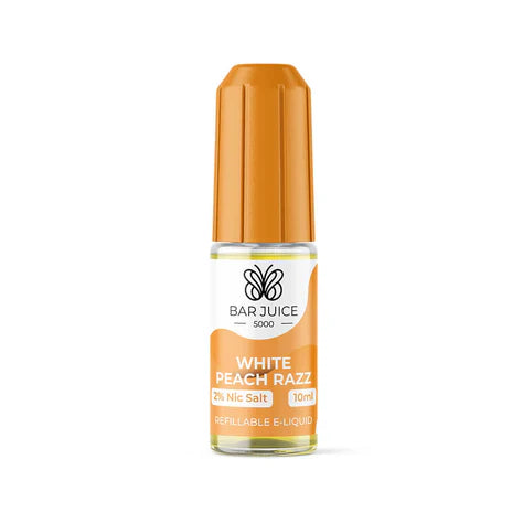 Bar Juice 5000 White Peach Razz Nic Salt Vape juice 10ml