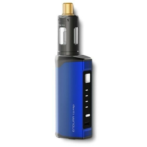 Innokin Endura T22 Pro Kit in Royal Blue – a durable, beginner-friendly vape kit with a long-lasting 3000mAh battery, 4 power settings, and Prism T18E tank for smooth mouth-to-lung vaping.