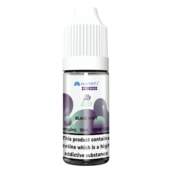 Hayati Pro Max Black Mint Nic Salt Vape Juice
