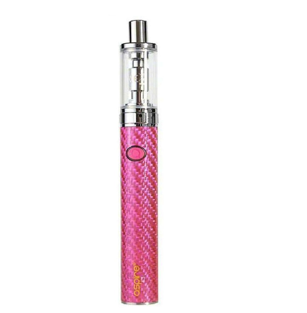 Genuine Aspire K3 starter vape kit in Pink, featuring a 1200mAh rechargeable battery and 2ml refillable tank capacity for smooth vaping.