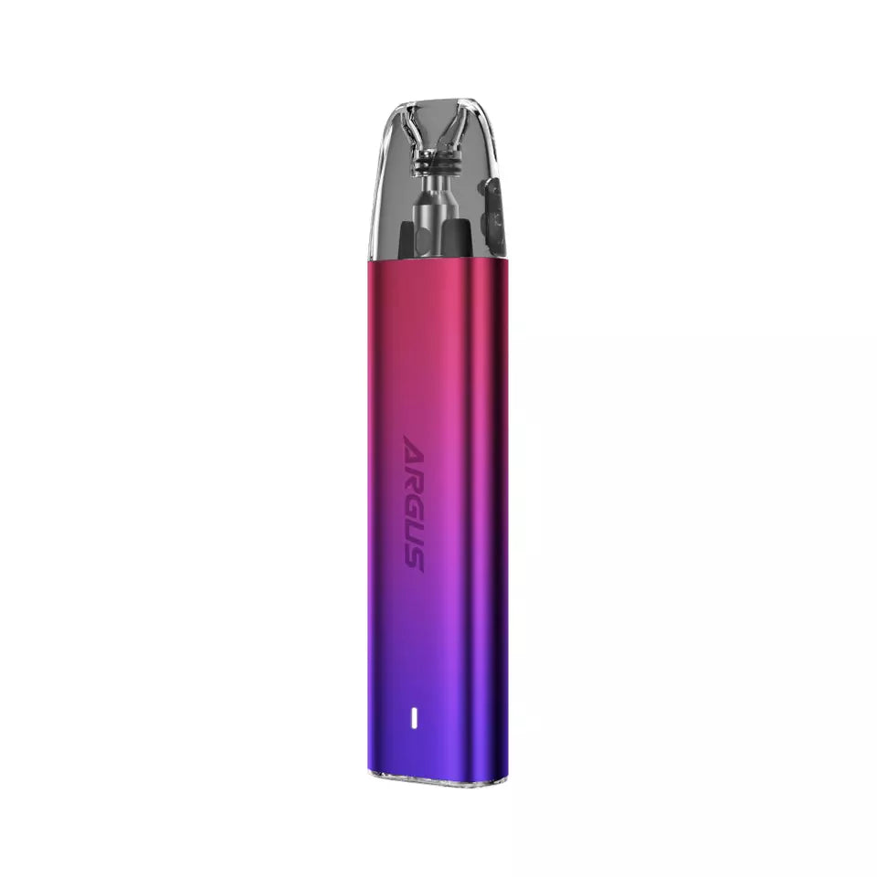 Voopoo Argus G2 Mini Pod Kit in Violet Red – compact and vibrant vape device with a smooth auto-draw activation, and reliable everyday performance.