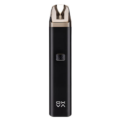OXVA Xlim C Refillable Vape Kit in Black – sleek and compact vape device with a matte black finish, adjustable wattage, and refillable pod system for versatile vaping