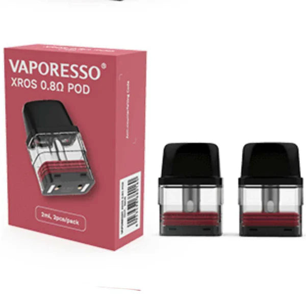 Vaporesso XROS Vaping Pod 800mAh Battery 2ml e-juice Capacity + 2x 2ml XROS 0.8 Pods