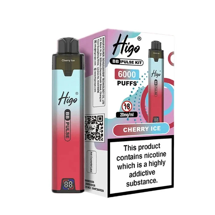 Higo BB Pulse 6000 Puffs Prefilled Pod Kit