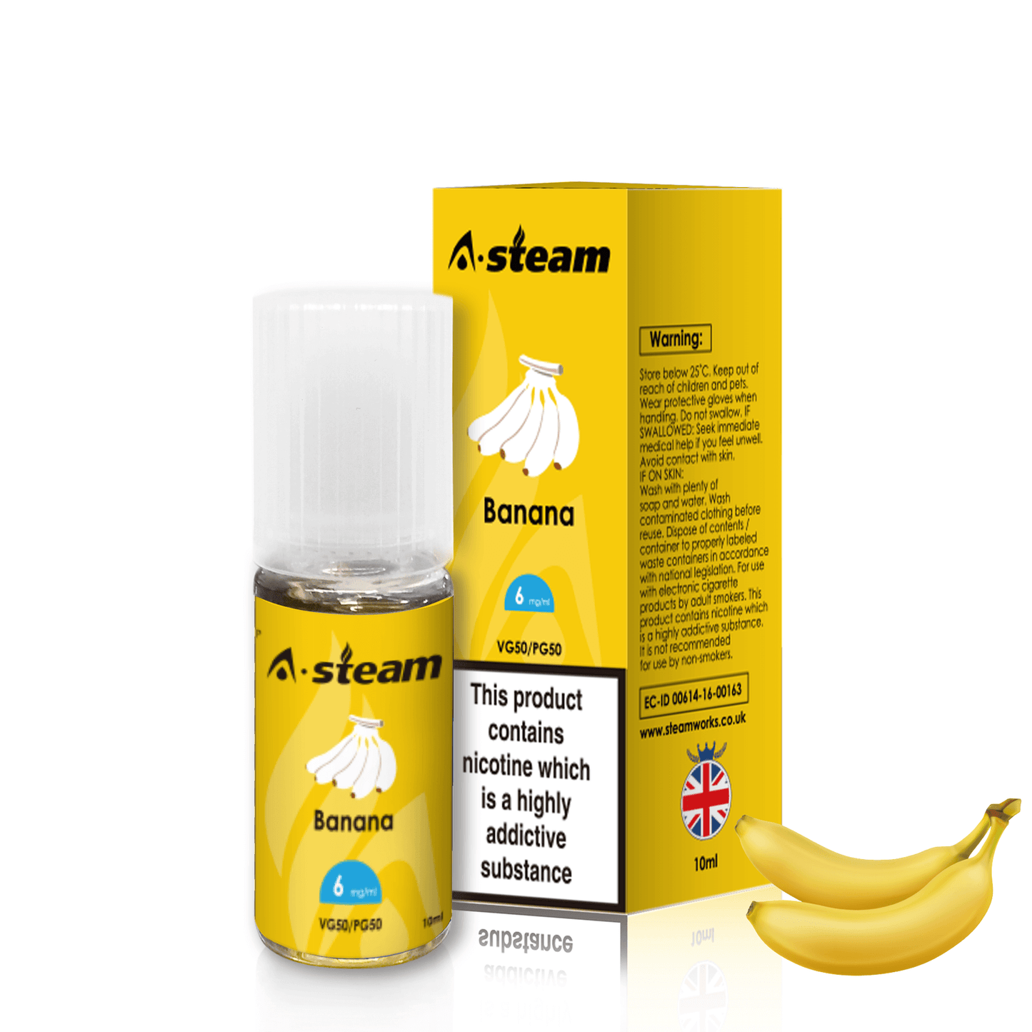 A-Steam E Liquid 10ml Vape Juice - Pack of 20 Bottles
