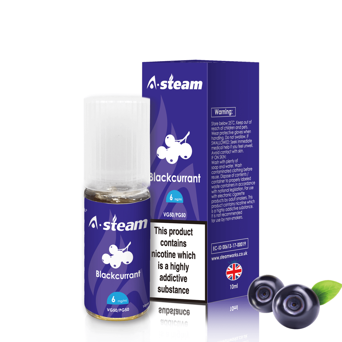 A-Steam E Liquid 10ml Vape Juice - Pack of 20 Bottles