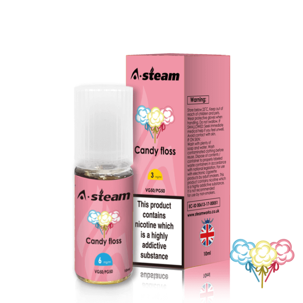 A-Steam E Liquid 10ml Vape Juice - Pack of 20 Bottles