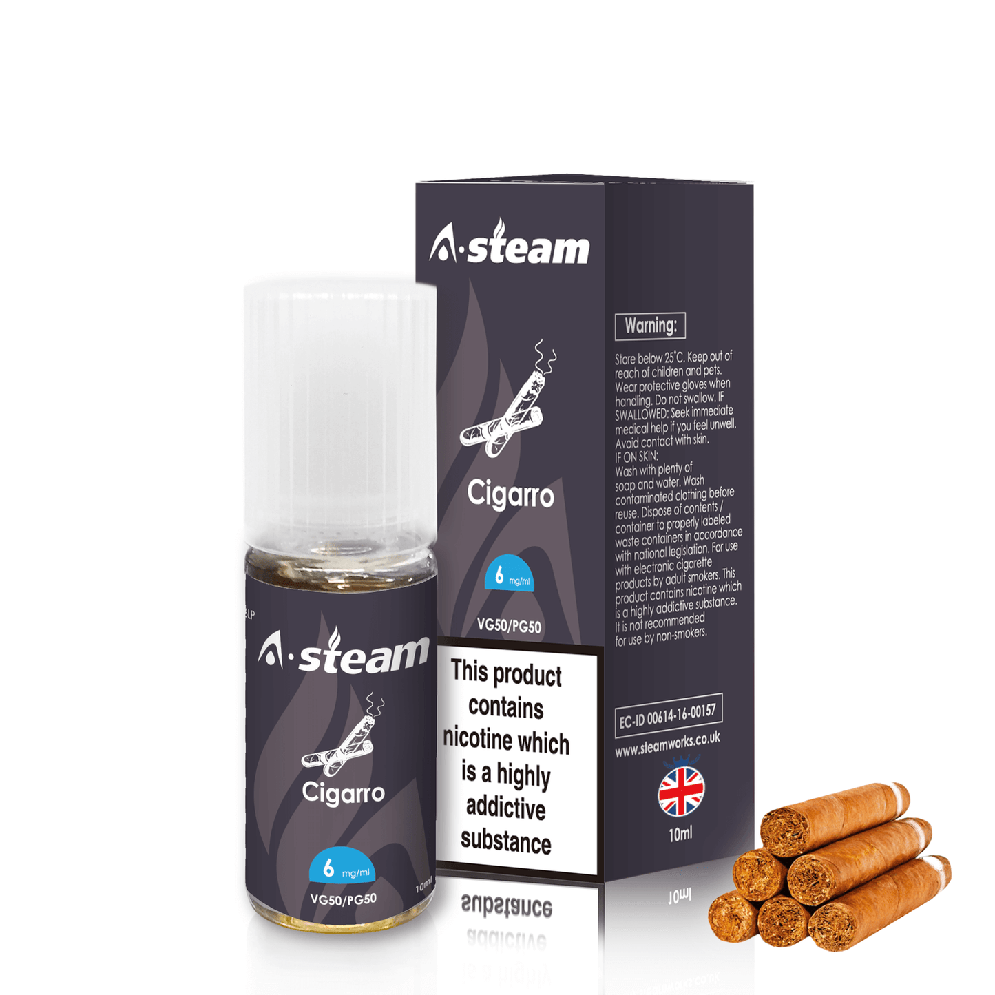 A-Steam E Liquid 10ml Vape Juice - Pack of 20 Bottles