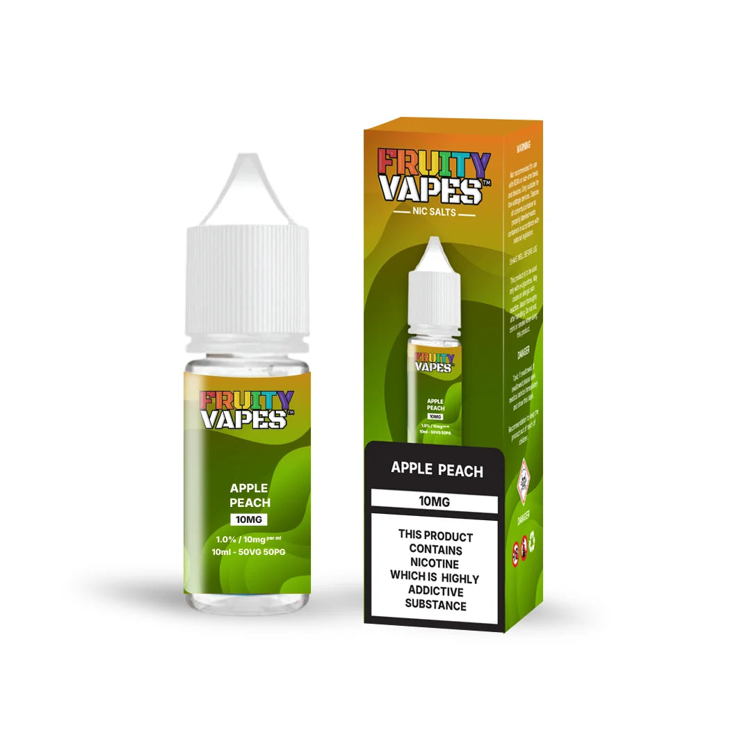 Fruity Juice Nic Salt 10ml Watermelon  Ice – smooth 10mg vape juice with balanced 50/50 VG PG blend for rich flavor