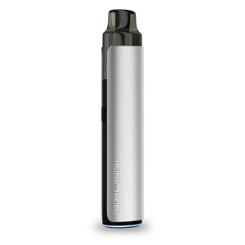 Innokin Arcfire Vape Pod Kit in Galactic Silver – compact pod system with 650mAh built-in battery, 2ml refillable pods, and fast USB-C charging for smooth MTL vaping.