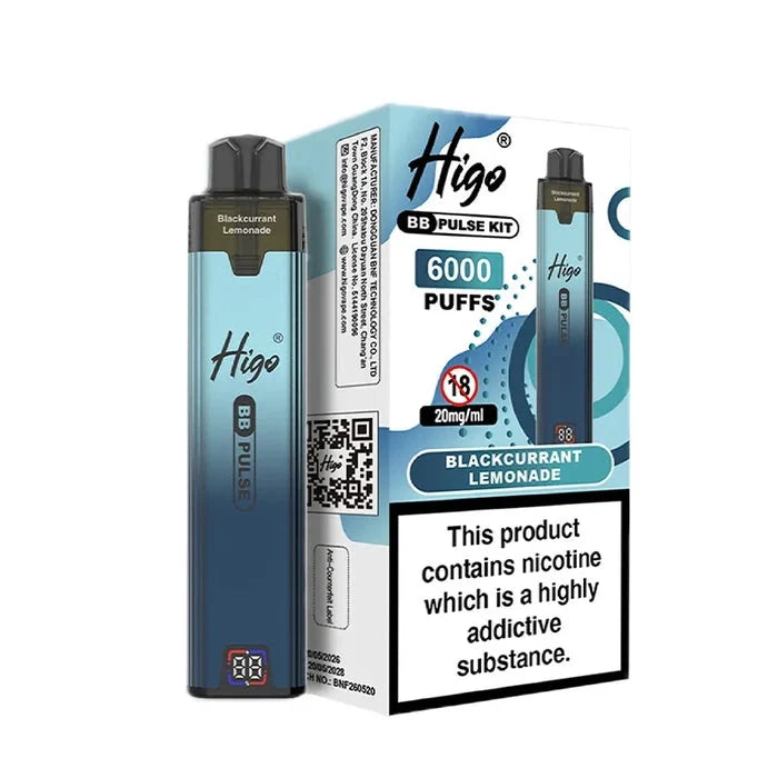 Higo BB Pulse 6000 Puffs Prefilled Pod Kit
