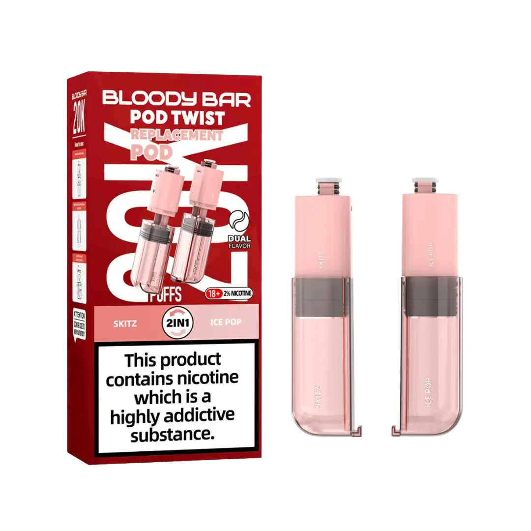 Bloody Bar Pod Ultra Twist 20K Prefilled Replacement Pods