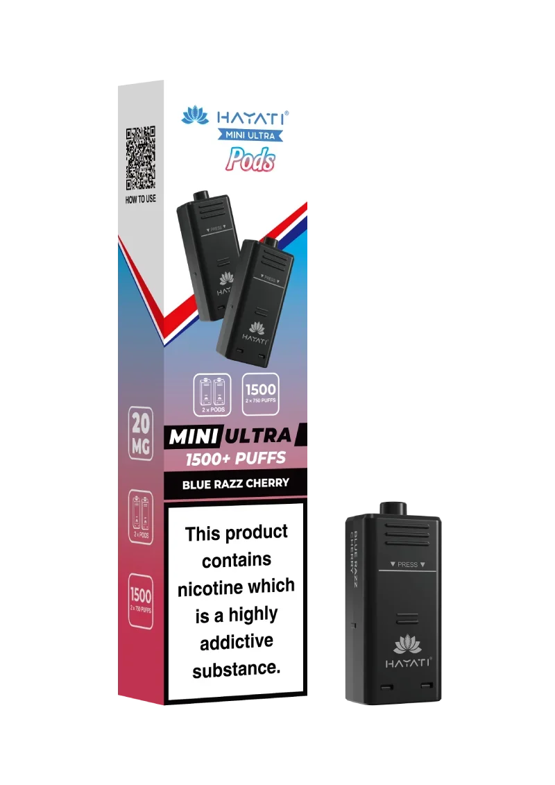 Hayati Mini Ultra 1500 Prefilled Pods - Pack of 5
