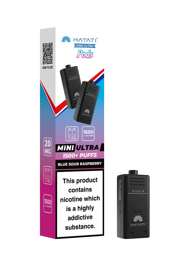 Hayati Mini Ultra 1500 Prefilled Pods - Pack of 5