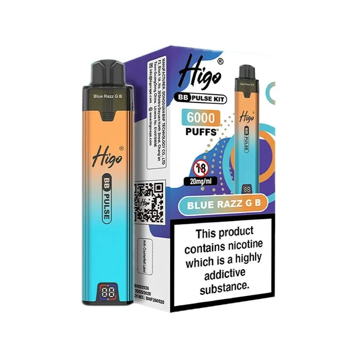 Higo BB Pulse 6000 Puffs Prefilled Pod Kit