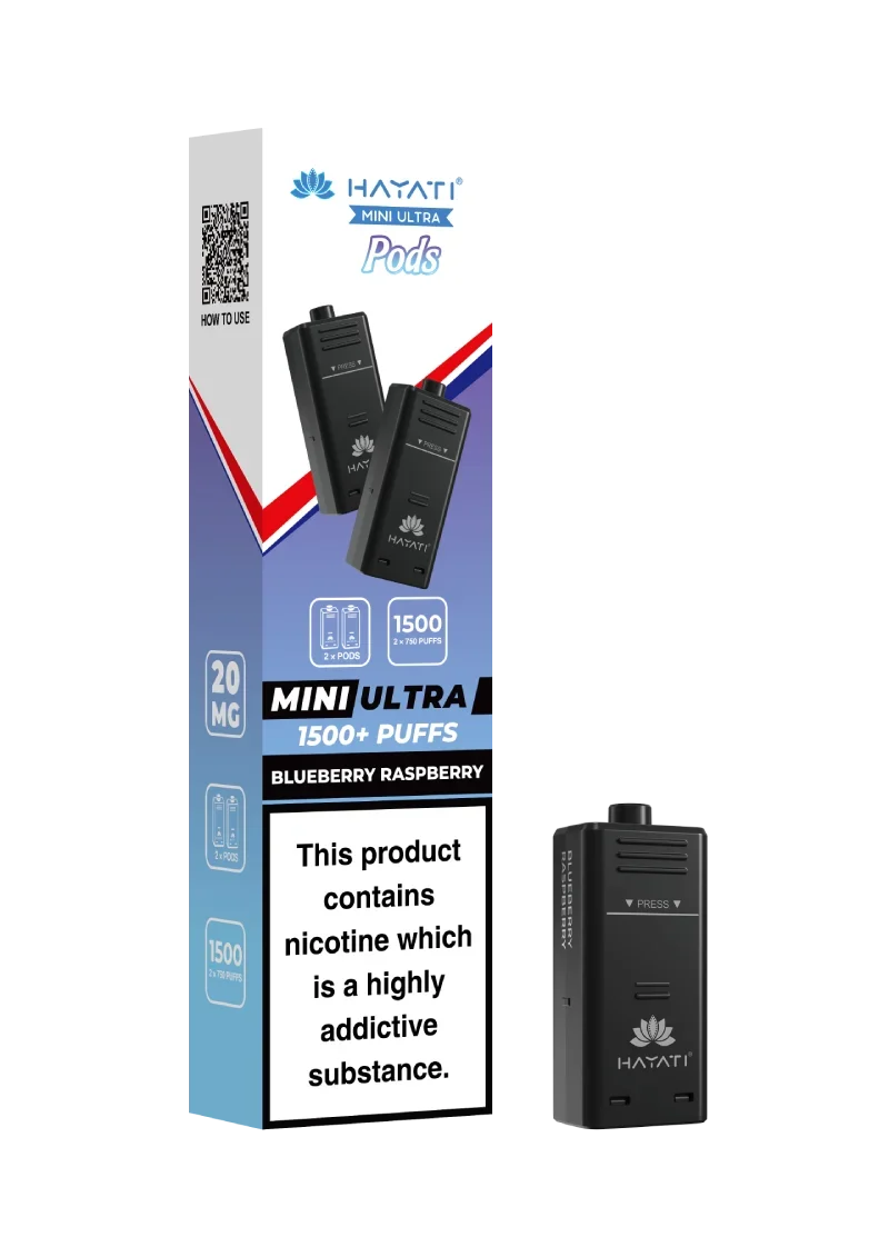Hayati Mini Ultra 1500 Prefilled Pods - Pack of 5