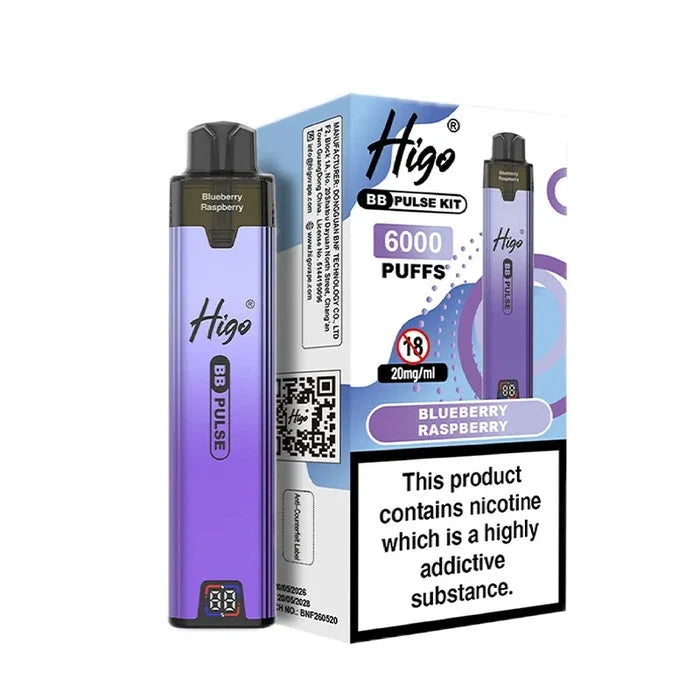 Higo BB Pulse 6000 Puffs Prefilled Pod Kit