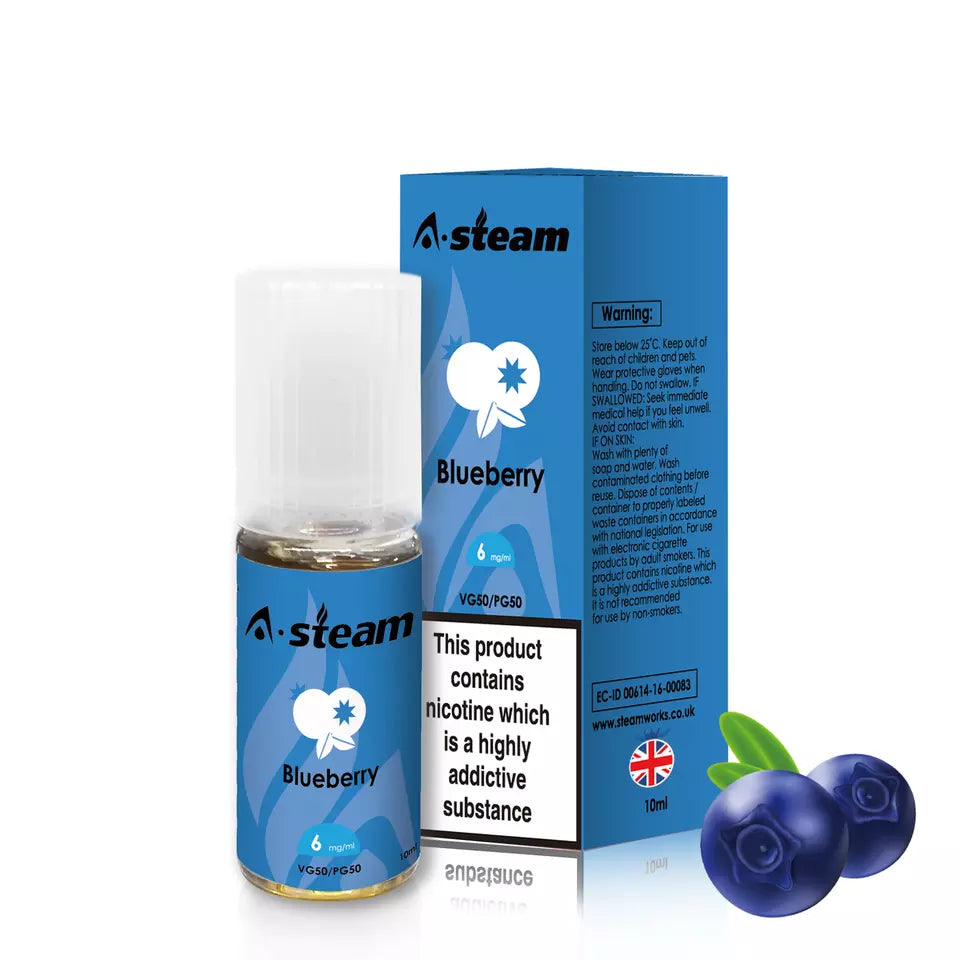 A-Steam E Liquid 10ml Vape Juice - Pack of 20 Bottles