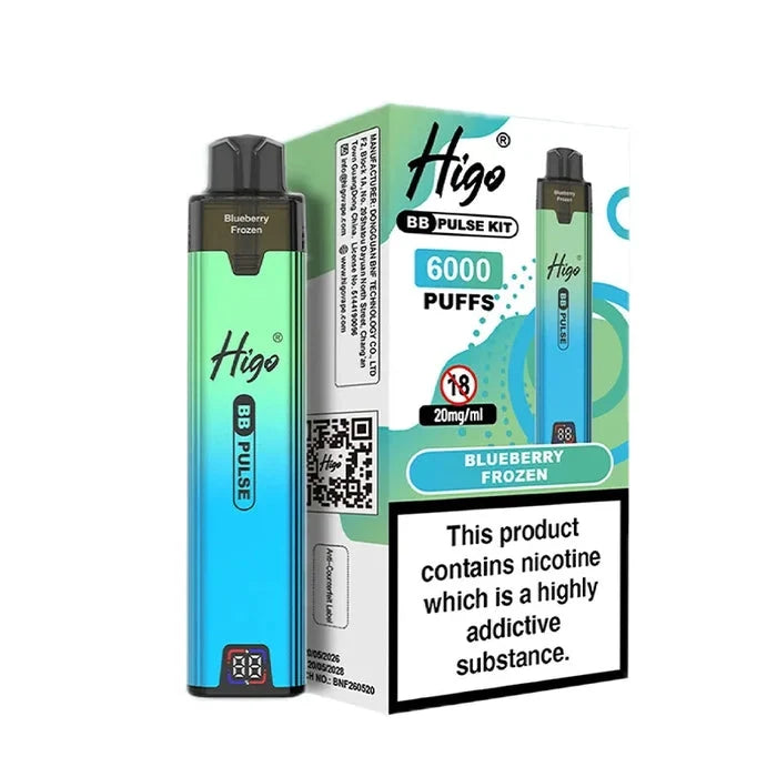 Higo BB Pulse 6000 Puffs Prefilled Pod Kit