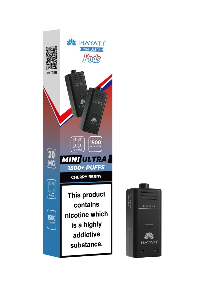 Hayati Mini Ultra 1500 Prefilled Pods - Pack of 5