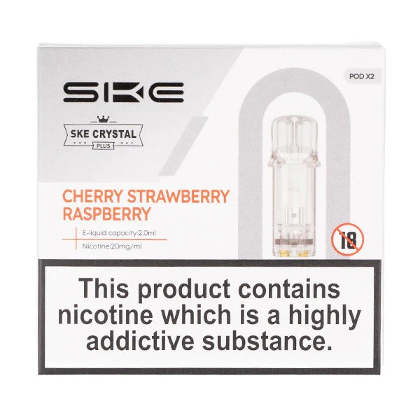 SKE Crystal Bar Plus E-Liquid Prefilled Pods Pack of 2x