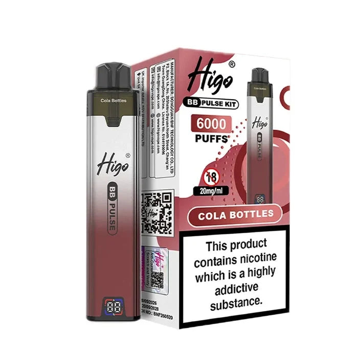 Higo BB Pulse 6000 Puffs Prefilled Pod Kit