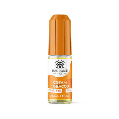 Bar Juice 5000 Cream Tobacco Nic Salt Vape juice 10ml