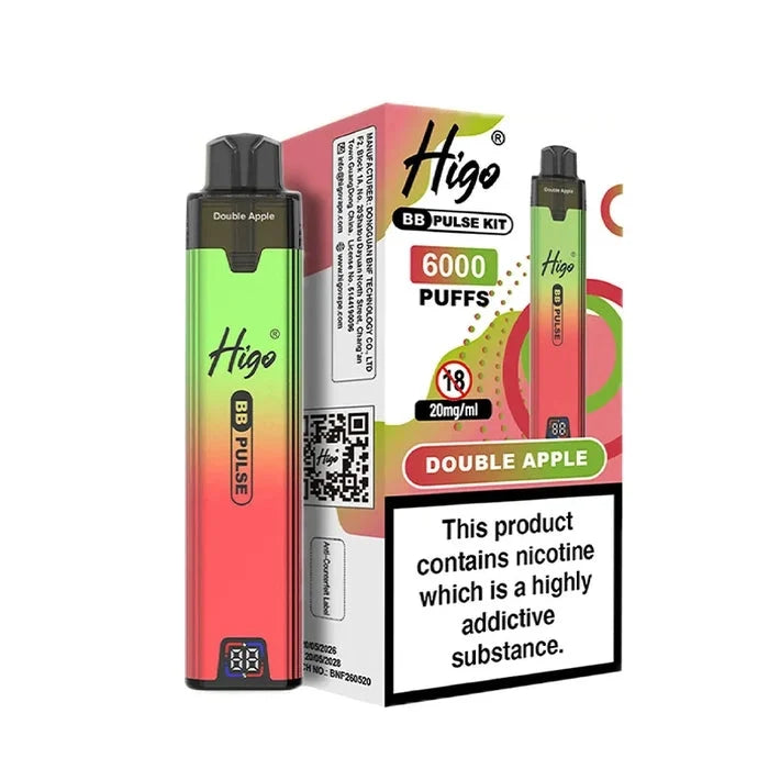 Higo BB Pulse 6000 Puffs Prefilled Pod Kit