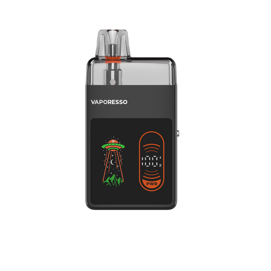 Vaporesso Eco Nano Pro Pod Kit in Black – compact and eco-friendly vape device with a sleek matte finish, refillable pod system, and reliable performance.