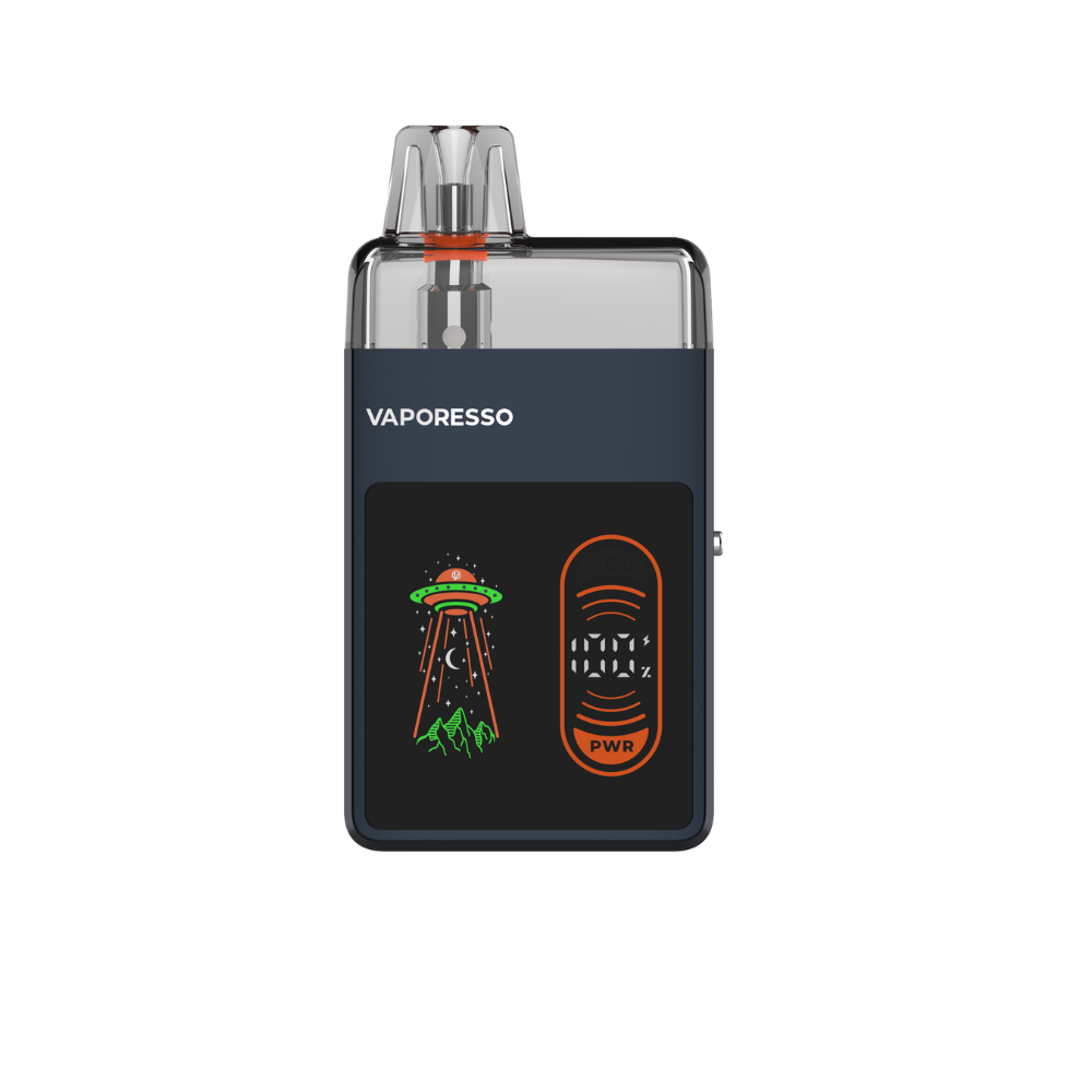 Vaporesso Eco Nano Pro Pod Kit in Gunmetal – compact and eco-friendly vape device with a sleek matte finish, refillable pod system, and reliable performance.