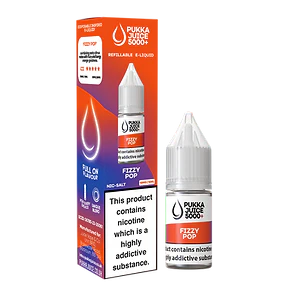 Fizzy Pop Pukka Juice 5000+ Nic Salt E-Liquid - 10ml, 10mg/20mg, Pack of 10