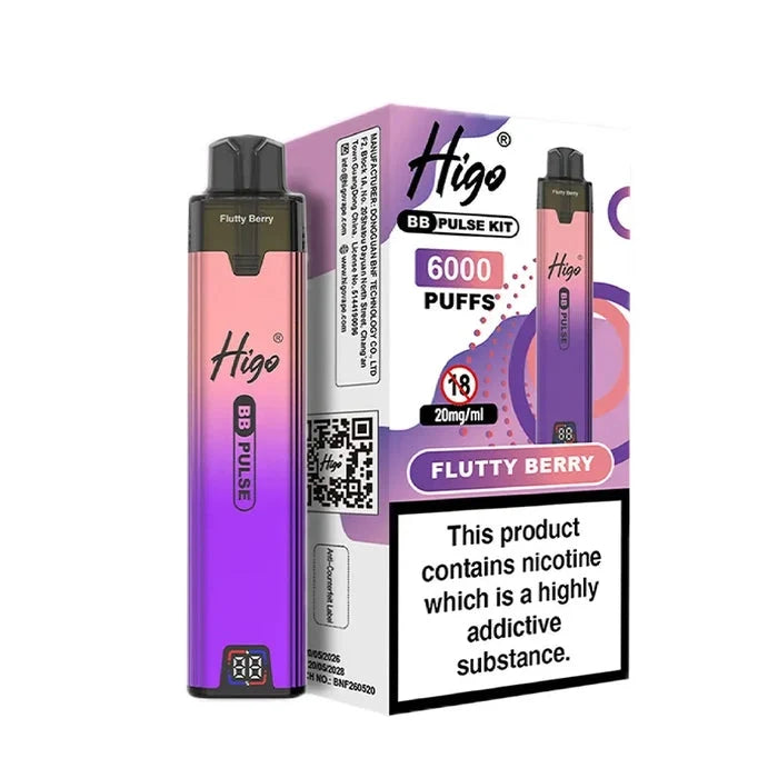 Higo BB Pulse 6000 Puffs Prefilled Pod Kit