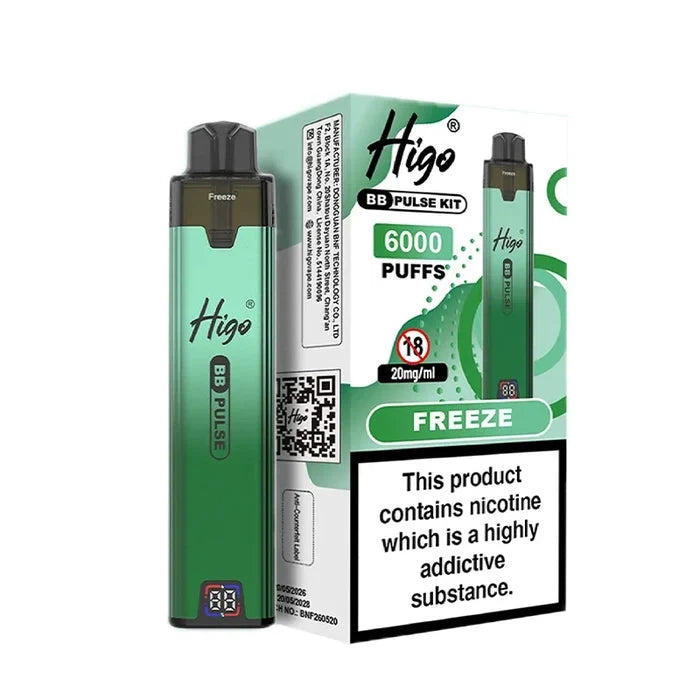 Higo BB Pulse 6000 Puffs Prefilled Pod Kit