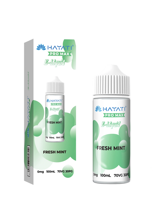 FRESH MINT HAYATI PRO MAX E-LIQUID 100ML NO NICOTINE