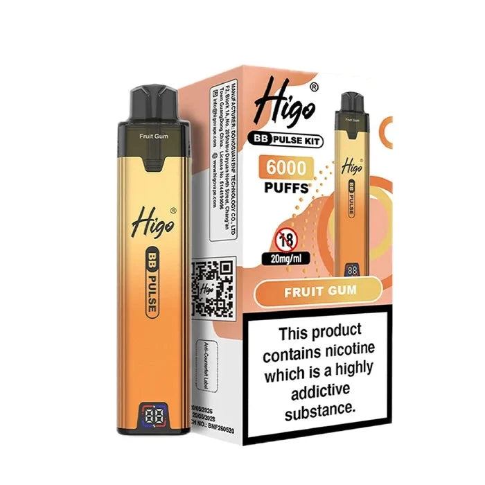 Higo BB Pulse 6000 Puffs Prefilled Pod Kit