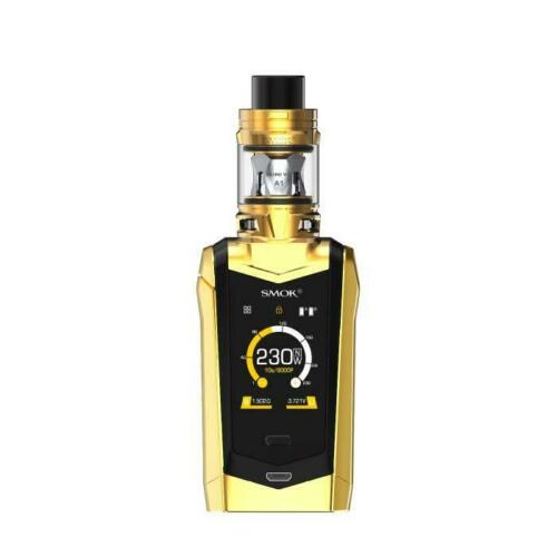 Genuine SMOK Species vape kit featuring a 2ml refillable tank, powerful 23W max output with mesh coil technology for enhanced flavor and vapor, in stylish Gold Black color finish.