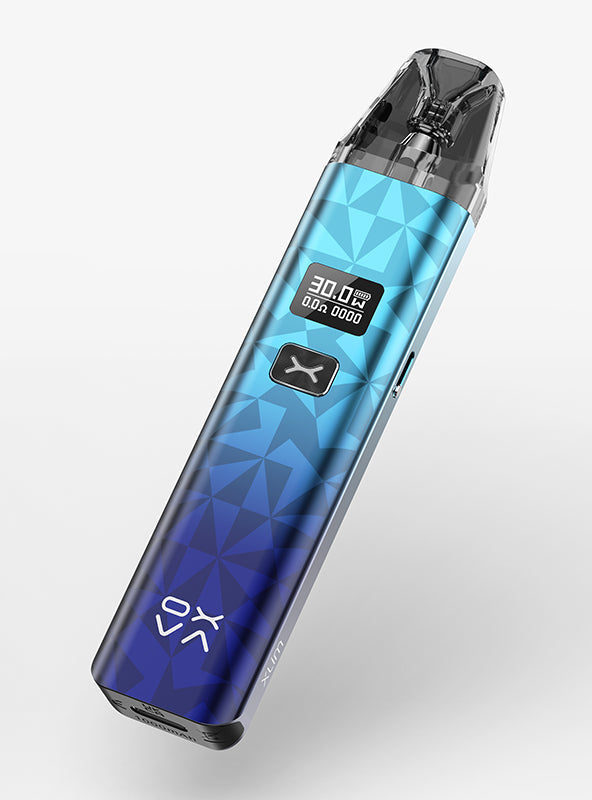 OXVA Xlim Classic Edition Pod Kit in Gradient Blue – sleek and reliable pod vape with a precise airflow control, and smooth performance for everyday use.