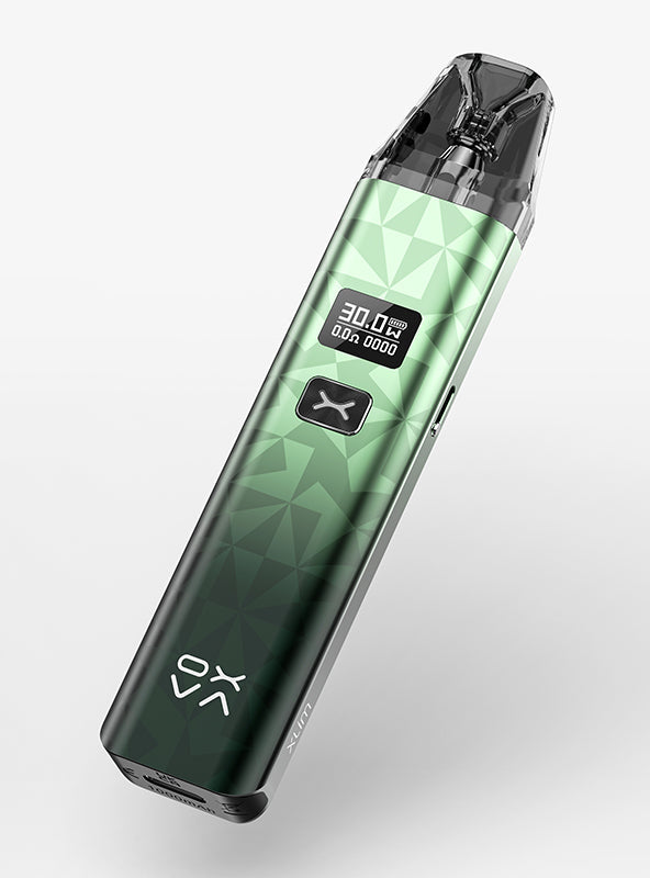 OXVA Xlim Classic Edition Pod Kit in Gradient Green – sleek and reliable pod vape with a precise airflow control, and smooth performance for everyday use.