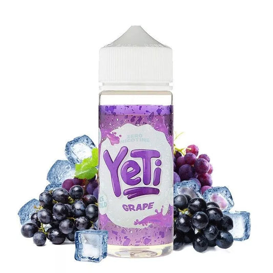 Grape YETI 100ML E-Liquid - Fruity Ice Cold Series 70VG/30PG 0mg/ml