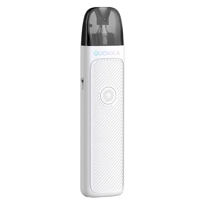 Hayati Quokka Lite Pod Kit in Pearl White – lightweight pod vape kit with 1000mAh built-in battery, 2ml refillable pods, and USB-C charging for reliable MTL vaping