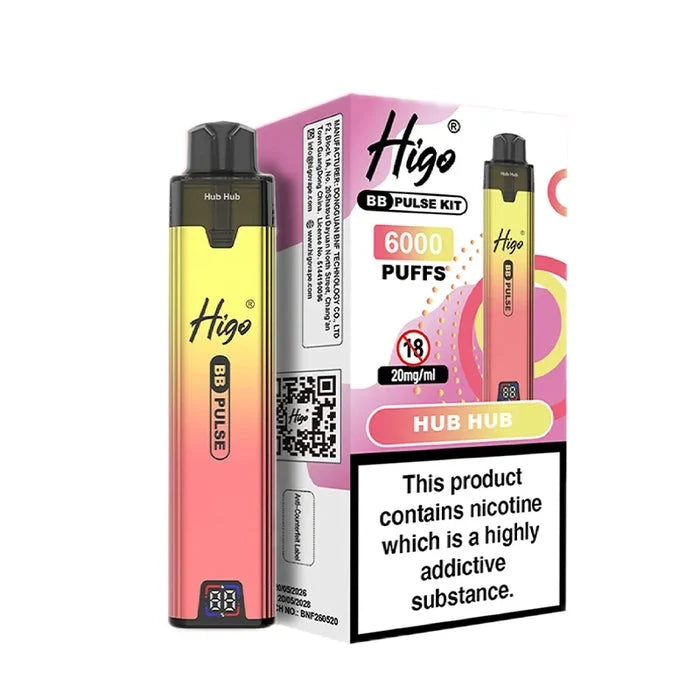 Higo BB Pulse 6000 Puffs Prefilled Pod Kit