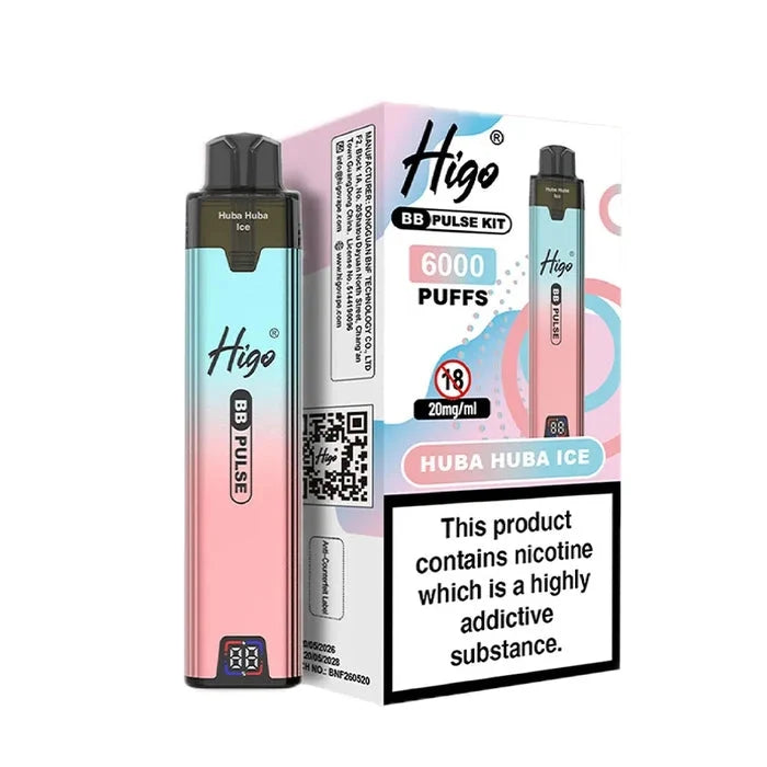 Higo BB Pulse 6000 Puffs Prefilled Pod Kit