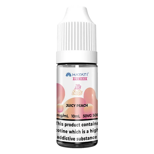 Hayati Pro Max Juicy Peach Nic Salt Vape Juice