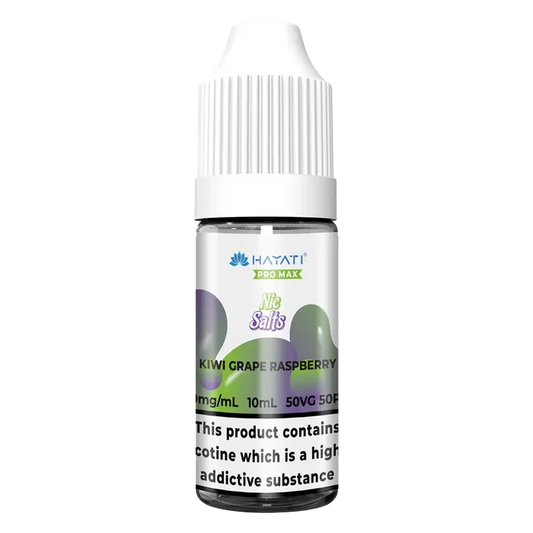 Hayati Pro Max Kiwi Grape Raspberry Nic Salt Vape Juice