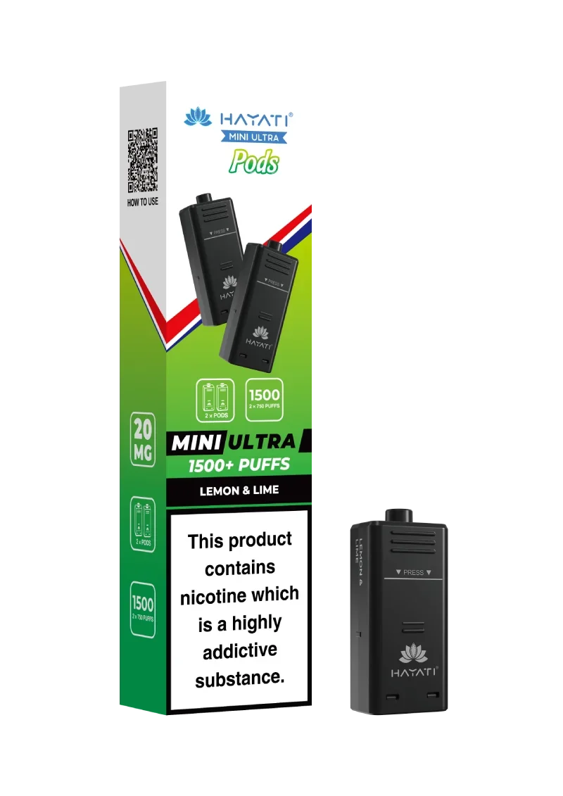 Hayati Mini Ultra 1500 Prefilled Pods - Pack of 5
